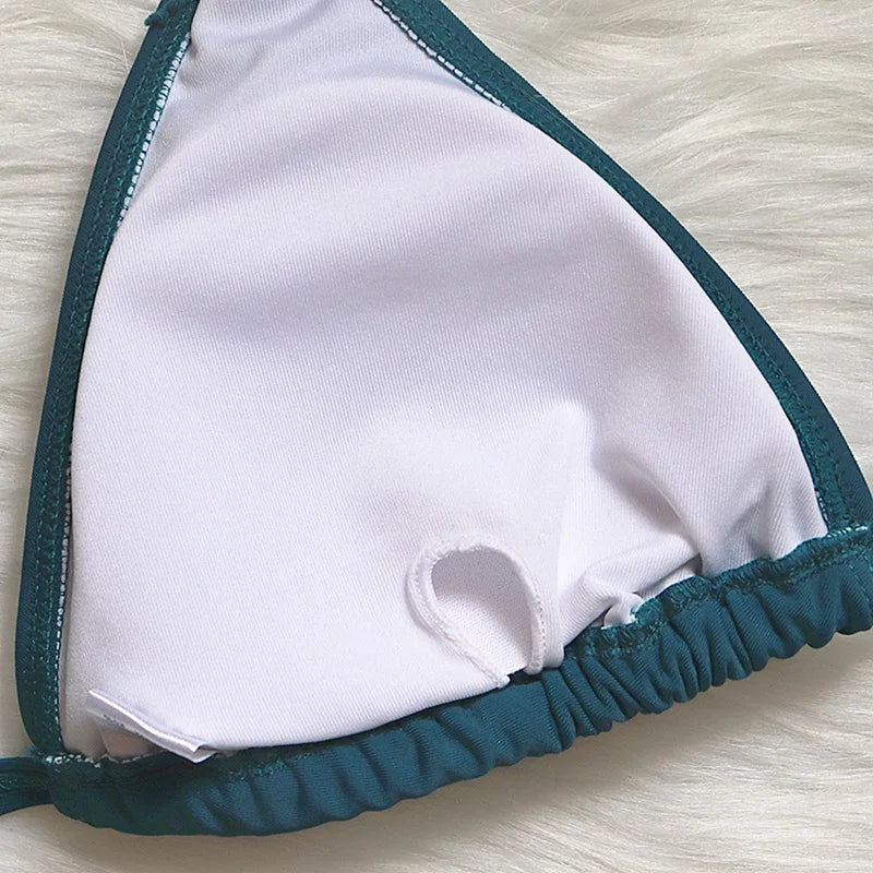 Halter Crystal Rhinestone Diamond Bikini 2026 Female Swimsuit Women Swimwear Two Pieces Bikini set Brazilian Bathing Suit Swim