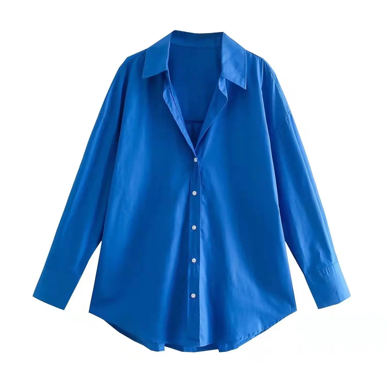 MUJER Women Shirt Multicolour Button Up Shirt Women Summer Long Sleeve Top Female Streetwear Oversize Shirts And Blouses Women