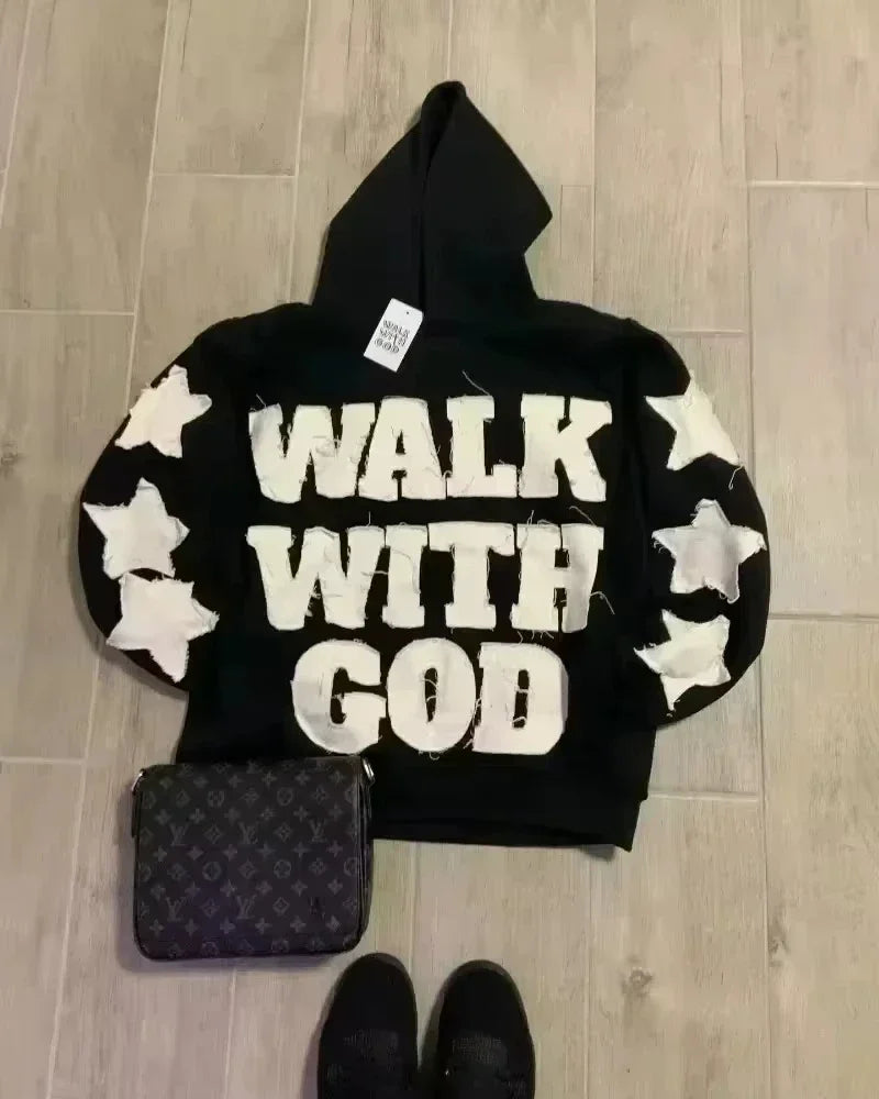 American Hip Hop Joker Pattern Embroidered Zipper Hoodie Women Street Y2K New Punk Fleece Padded Sweatshirt Unisex Casual Hoodie