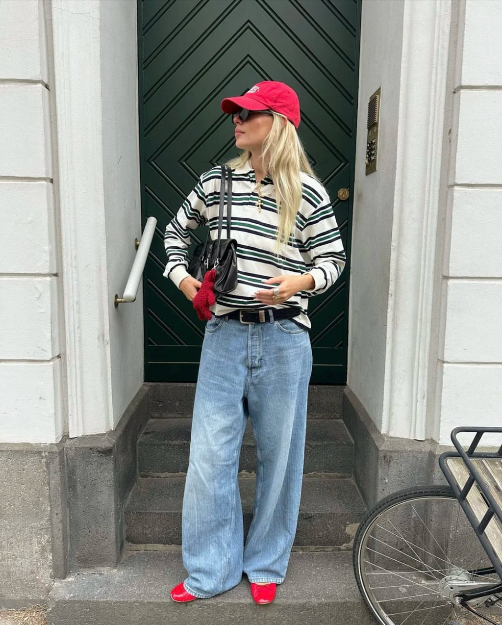Summer Ladies Polo Shirts Woman Long Sleeve Crop Tops Striped Vintage Clothes Polo Shirts Mujer Streetwear Casual Tops Brown