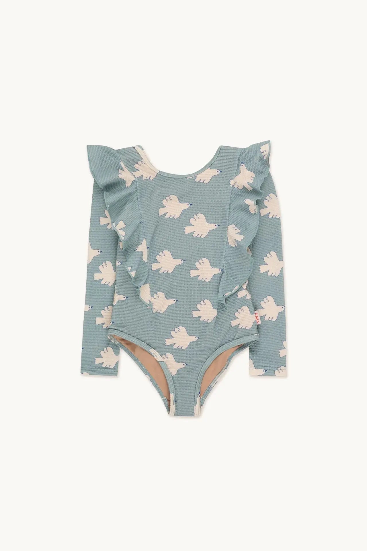 In Stock 2026 New Summer Baby Girl Swimsuit Seaside Ruffle Swimwear Boy Board Shorts Printed Children Bikinis Monokini