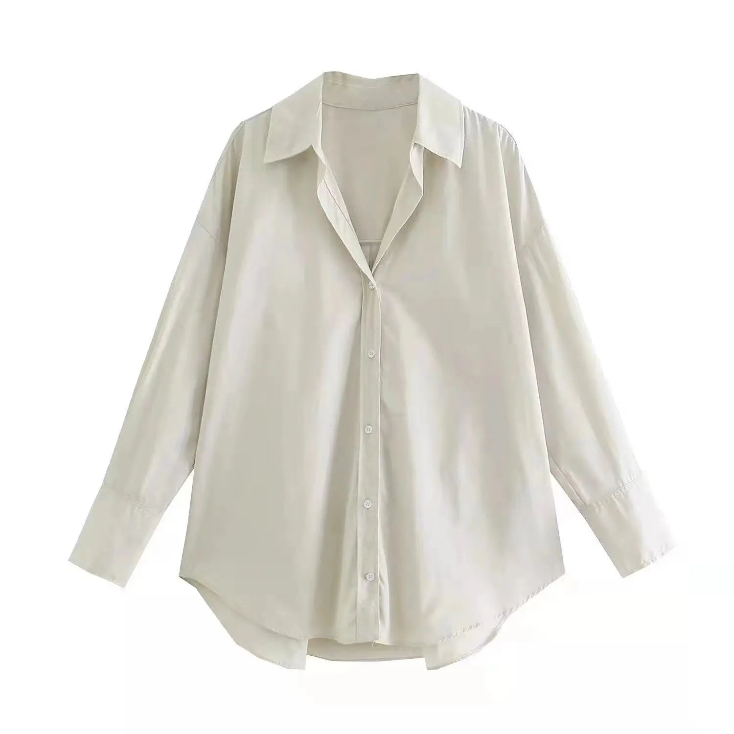 MUJER Women Shirt Multicolour Button Up Shirt Women Summer Long Sleeve Top Female Streetwear Oversize Shirts And Blouses Women