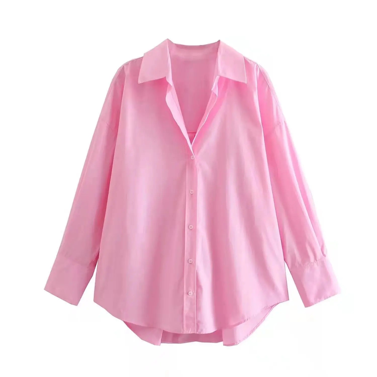 MUJER Women Shirt Multicolour Button Up Shirt Women Summer Long Sleeve Top Female Streetwear Oversize Shirts And Blouses Women