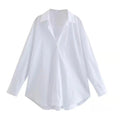 MUJER Women Shirt Multicolour Button Up Shirt Women Summer Long Sleeve Top Female Streetwear Oversize Shirts And Blouses Women