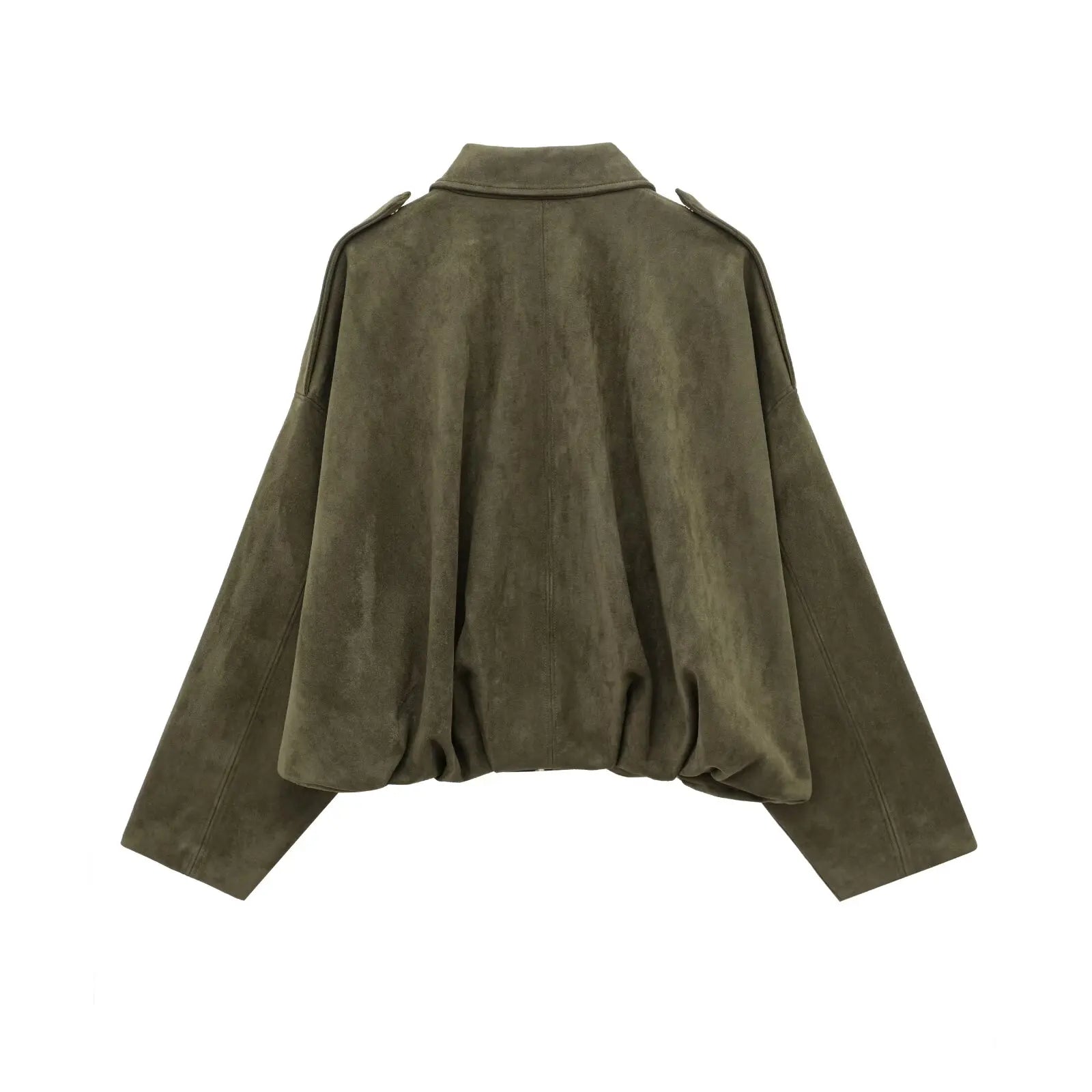 HH Spring Women Suede Coat Pant Sets Lapel Long Sleeve Zipper Jackets Casual Shorts 2025 New Fashion High Street Lady Outfit